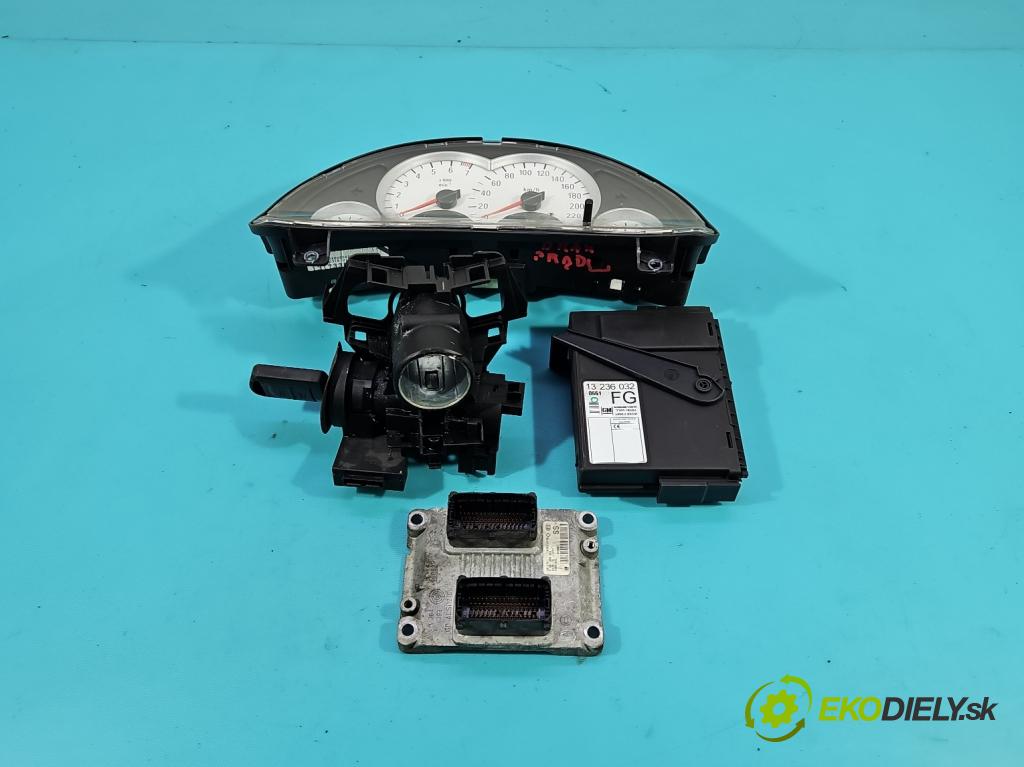 Opel Corsa C 2000-2006 1.2 16V 80 HP manual 59 kW 1229 cm3 3- riadiaca jednotka motora 0261208253