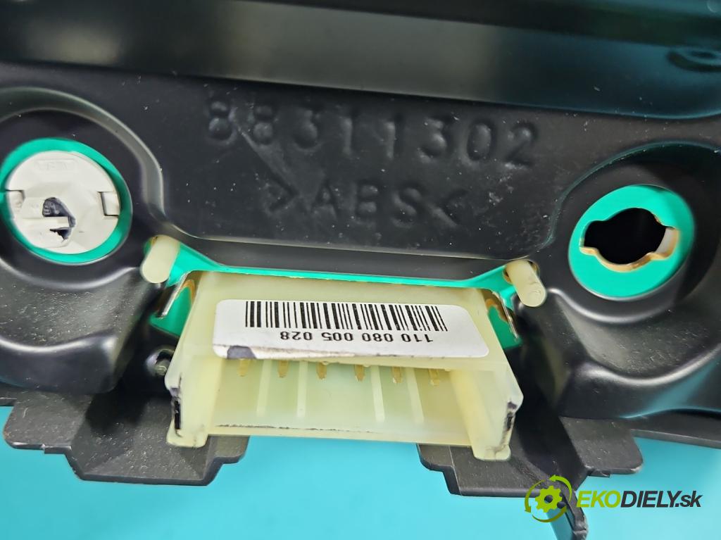 Opel Corsa C 2000-2006 1.2 16V 80 HP manual 59 kW 1229 cm3 3- riadiaca jednotka motora 0261208253