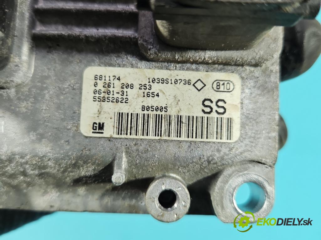 Opel Corsa C 2000-2006 1.2 16V 80 HP manual 59 kW 1229 cm3 3- riadiaca jednotka motora 0261208253