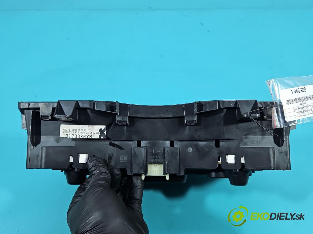 Opel Meriva A 2002-2010 1.8 16v 125 HP automatic 92 kW 1796 cm3 5- prístrojovka/ budíky 13173386YB (Prístrojová doska)