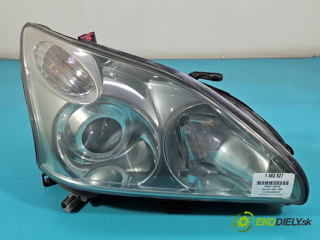 Lexus RX II 2003-2008 3.5 V6 automatic 203 kW 3456 cm3 5- Reflektor: pravý  (Svetlo predné pravé)