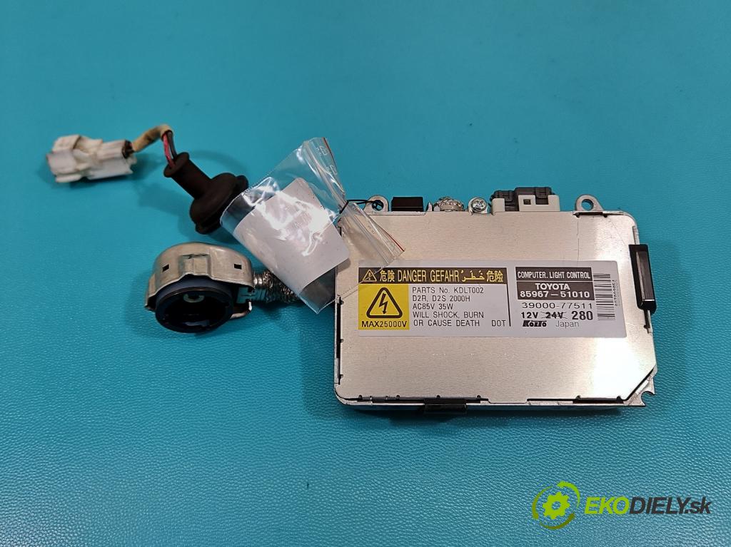 Lexus RX II 2003-2008 3.5 V6 automatic 203 kW 3456 cm3 5- střídač: xenon 85967-51010 (Riadiaca jednotka xenónu)