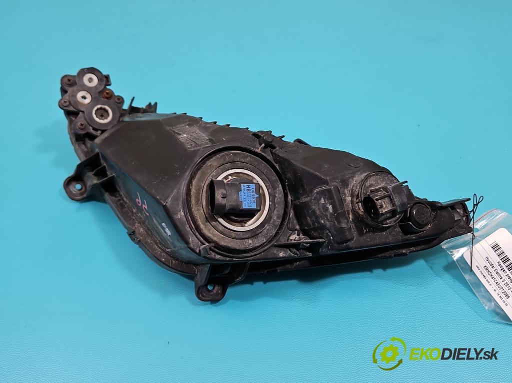 Hyundai Elantra V 2010-2016 1.6 GDI 132 hp manual 97 kW 1591 cm3 4- Halogen pravý 92202-3X230 (Klika dveří ostatní)