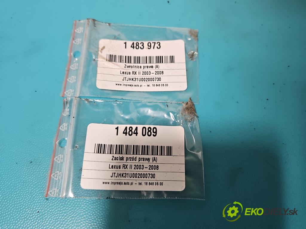 Lexus RX II 2003-2008 3.5 V6 automatic 203 kW 3456 cm3 5- náboj pravé  (Náboj kola)