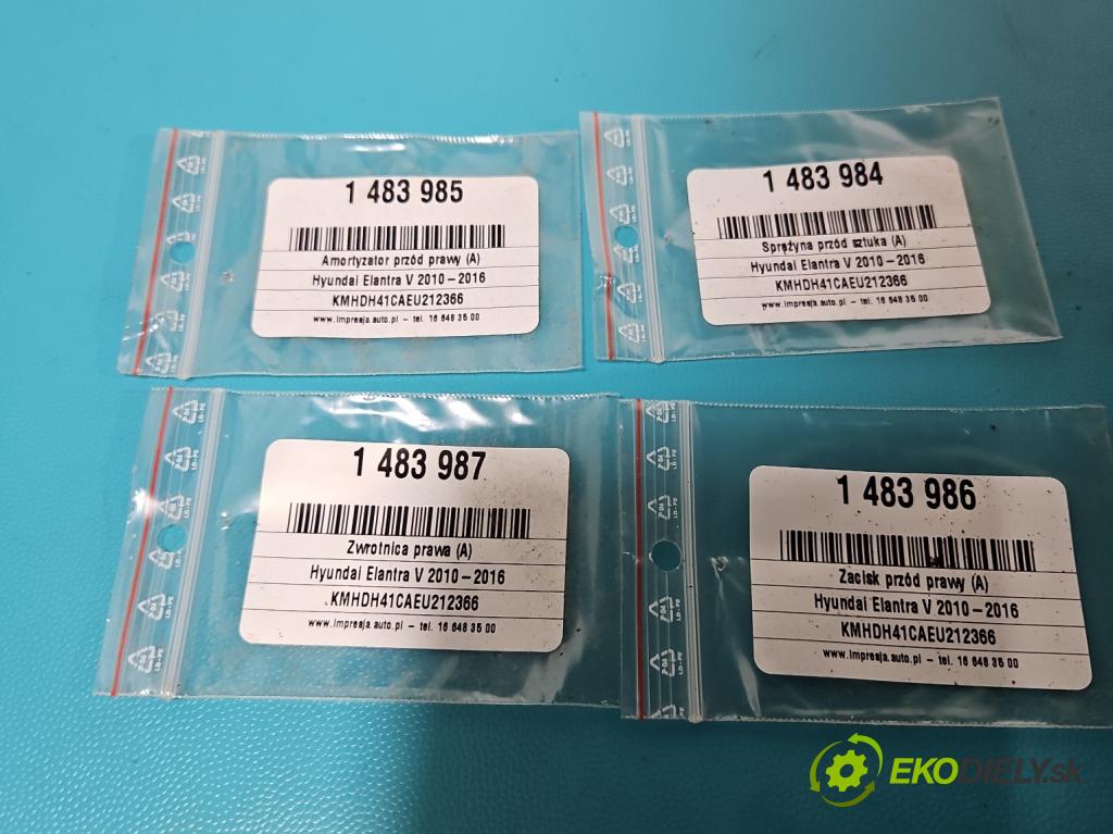 Hyundai Elantra V 2010-2016 1.6 GDI 132 hp manual 97 kW 1591 cm3 4- náboj pravé  (Náboj kola)