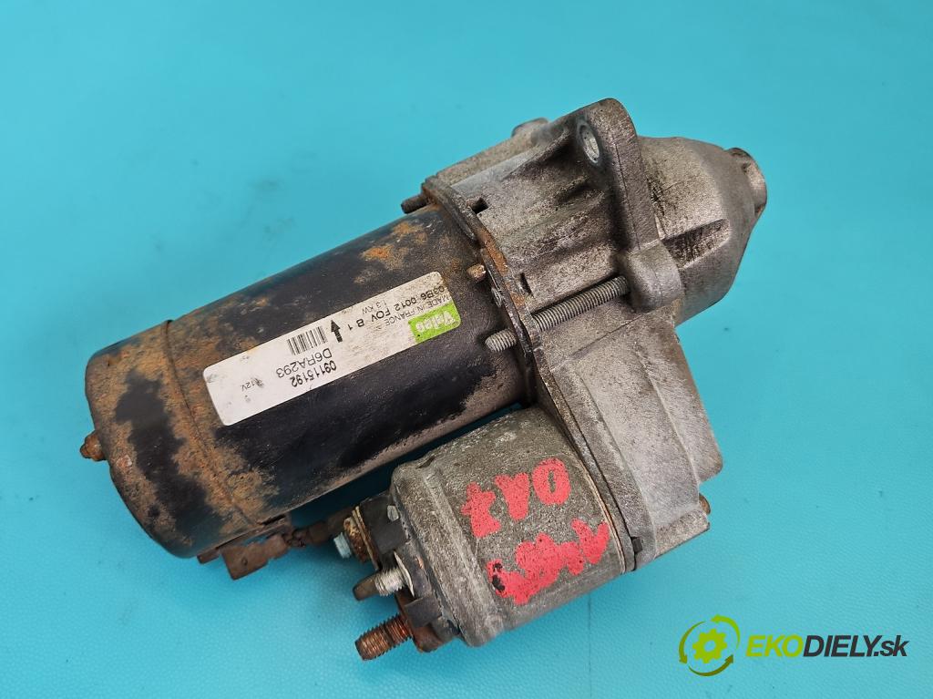 Opel Corsa C 2000-2006 1.2 16V 80 HP manual 59 kW 1229 cm3 3- štartér 09115192 (Štartér)
