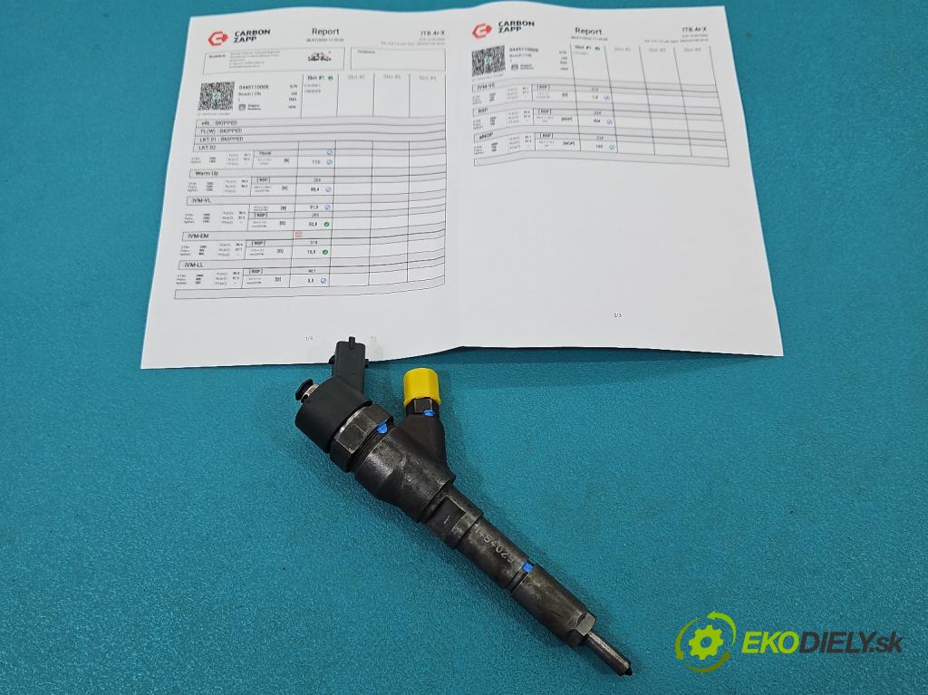 Peugeot 206 2.0 hdi 90 HP manual 66 kW 1997 cm3 5- vstrek 0445110008 (Vstrekovač paliva)