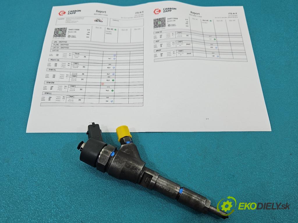 Peugeot 206 2.0 hdi 90 HP manual 66 kW 1997 cm3 5- vstrek 0445110008 (Vstrekovač paliva)