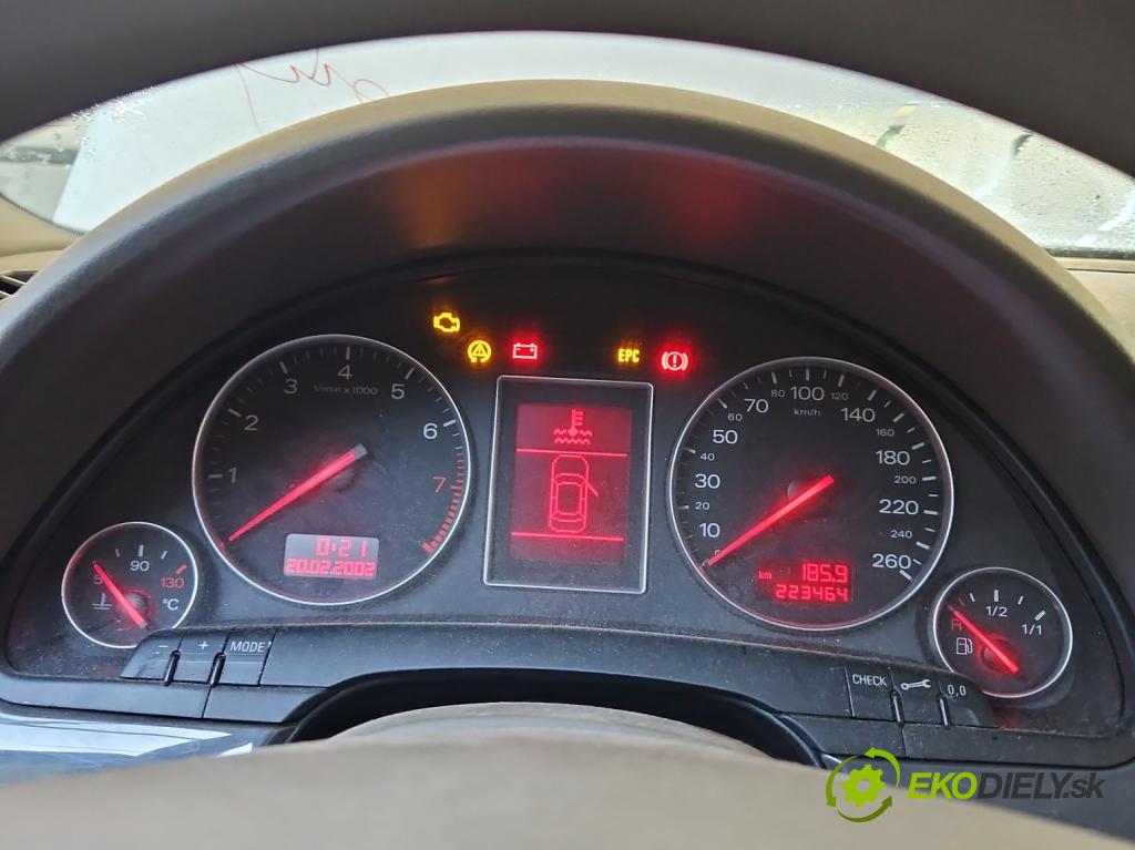 Audi A4 B6 2000-2004 2.0 20V 131 HP manual 96 kW 1984 cm3 4- prístrojovka/ budíky 0263626036 (Prístrojová doska)