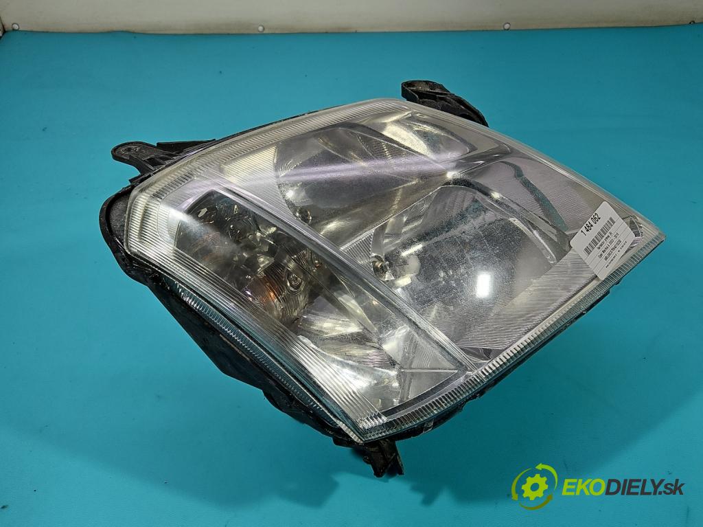 Opel Meriva A 2002-2010 1.8 16v 125 hp automatic 92 kW 1796 cm3 5- světlo pravý  (Pravé přední světlo)