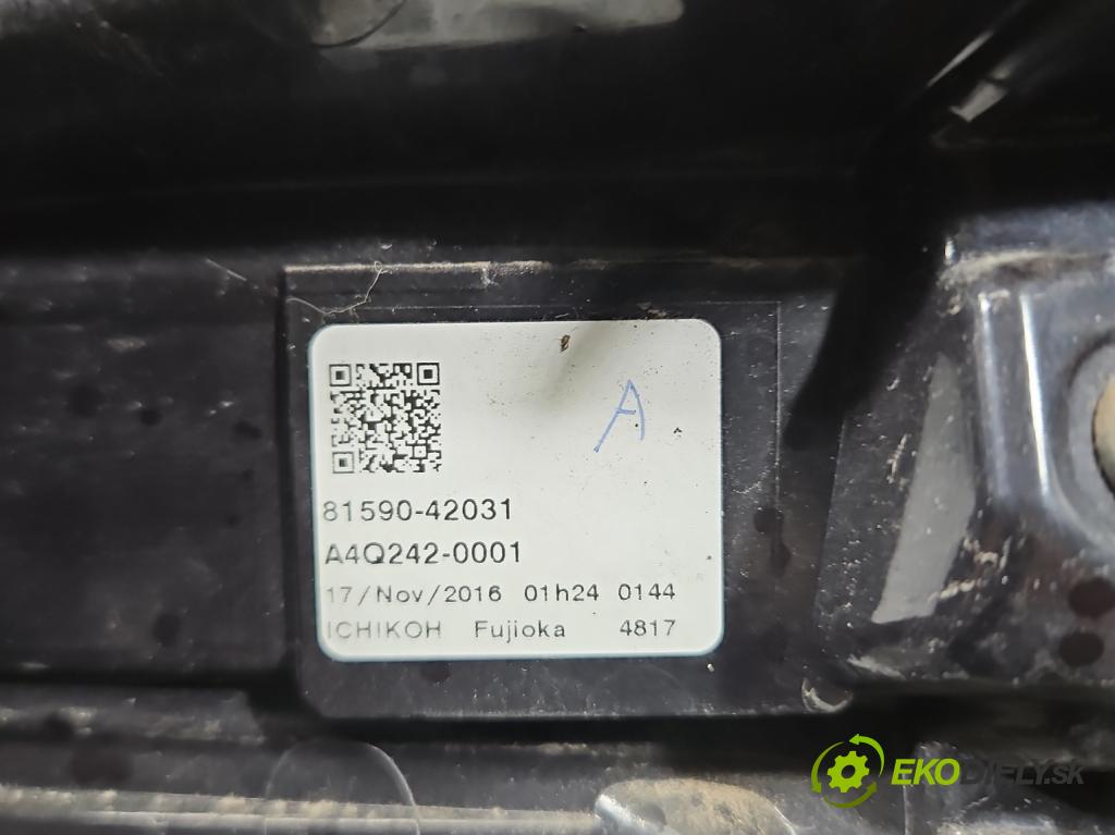 Toyota Rav4 IV 2013-2018 2.0 D4D 143 hp manual 105 kW 1995 cm3 5- světlo zadní levé 81590-42031 (Klika dveří ostatní)