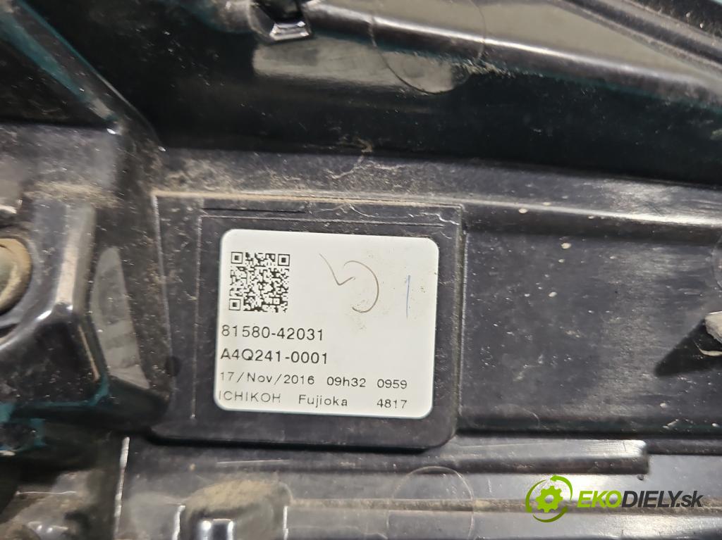 Toyota Rav4 IV 2013-2018 2.0 D4D 143 HP manual 105 kW 1995 cm3 5- svetlo / reflektor zadné pravé 81580-42031 (Kľučka dverí ostatné)