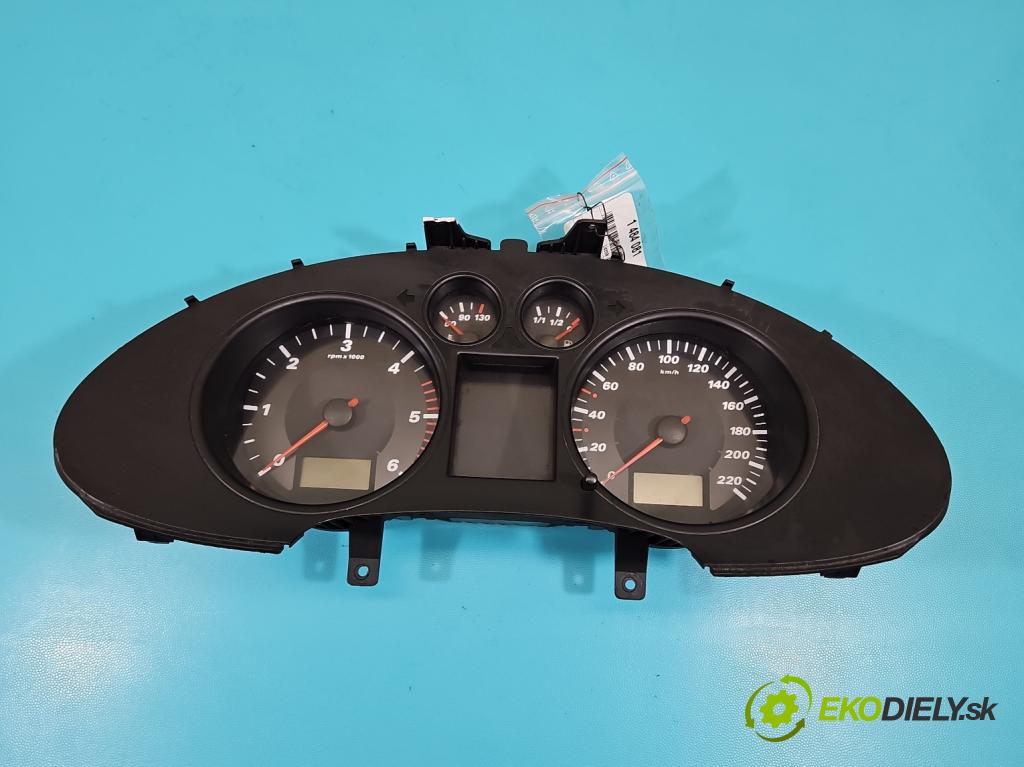 Seat Ibiza III 6L 2002-2008 1.9 tdi 101 HP manual 74 kW 1896 cm3 5- prístrojovka/ budíky 110080104010A (Prístrojová doska)