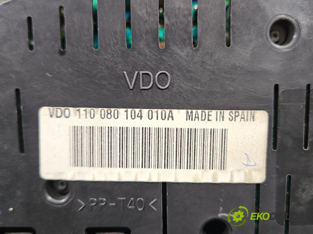 Seat Ibiza III 6L 2002-2008 1.9 tdi 101 HP manual 74 kW 1896 cm3 5- prístrojovka/ budíky 110080104010A (Prístrojová doska)