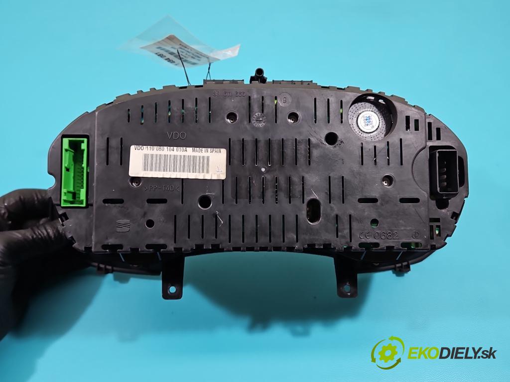 Seat Ibiza III 6L 2002-2008 1.9 tdi 101 HP manual 74 kW 1896 cm3 5- prístrojovka/ budíky 110080104010A (Prístrojová doska)