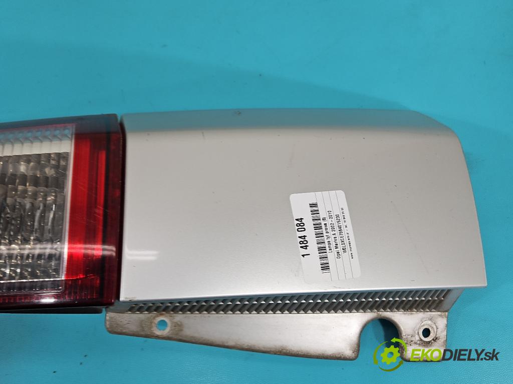 Opel Meriva A 2002-2010 1.8 16v 125 hp automatic 92 kW 1796 cm3 5- světlo zadní pravé 13203392 (Klika dveří ostatní)