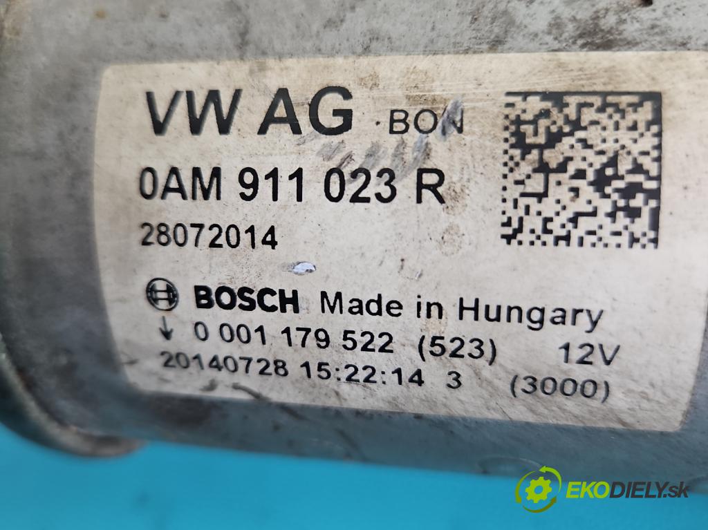 Vw Golf VII 2012-2020 1.4 TSI 150 HP automatic 110 kW 1395 cm3 5- štartér 0AM911023R (Štartér)