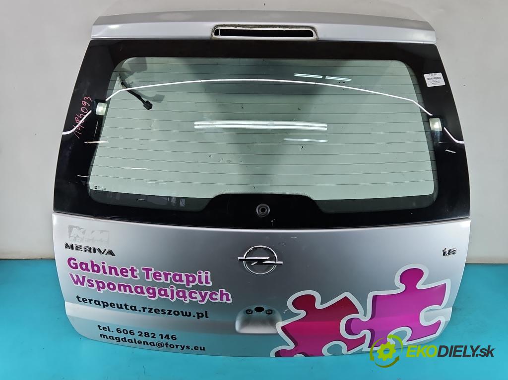 Opel Meriva A 2002-2010 1.8 16v 125 hp automatic 92 kW 1796 cm3 5- zadní kufrové dveře  (Zadní kapota (kufr))