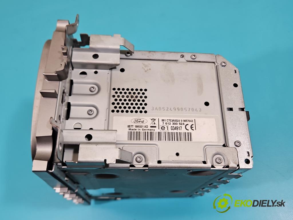 Ford Mondeo Mk4 2007-2014 2.0 tdci 140 HP manual 103 kW 1997 cm3 5- Radio originál 8S7T-18K931-AD