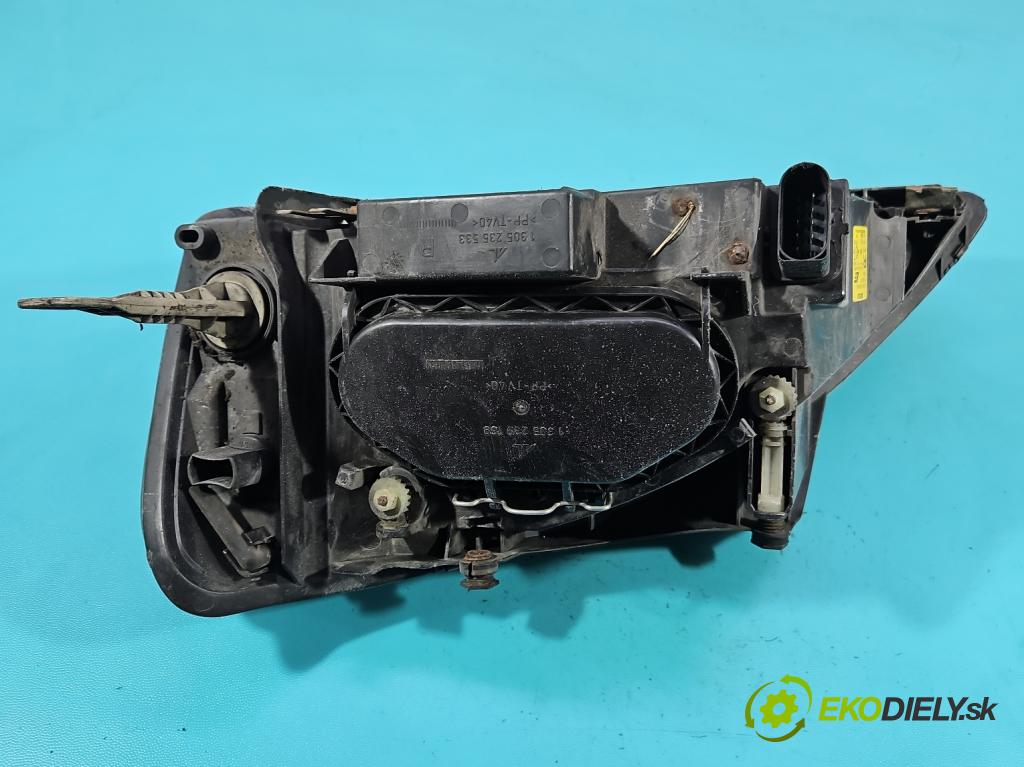 Ford Galaxy Mk1 1995-2006 1.9 tdi 116 HP automatic 85 kW 1896 cm3 5- Reflektor: pravý 0301183602 (Svetlo predné pravé)