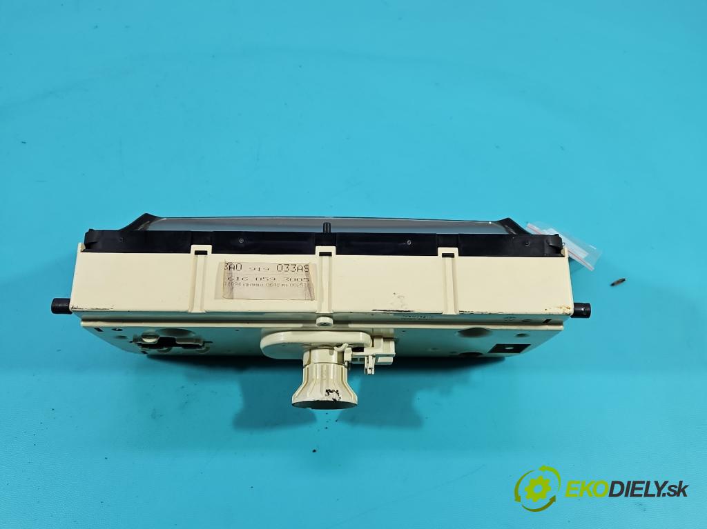 Vw Passat B4 1993-1997 2.0b 116 HP manual 85 kW 1984 cm3 5- prístrojovka/ budíky 3A0919033AS (Prístrojová doska)