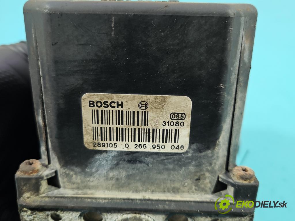 Renault Scenic I 1996-2003 1.6 16V 107 HP manual 79 kW 1598 cm3 5- čerpadlo abs 0265950046 (Pumpa ABS)