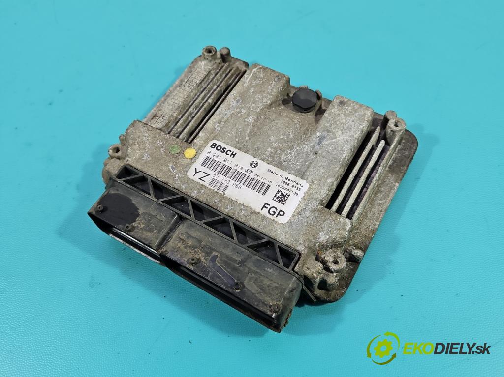 Opel Vectra C 2002-2008 1.9 cdti 120 HP manual 88 kW 1910 cm3 5- riadiaca jednotka motora 0281011914