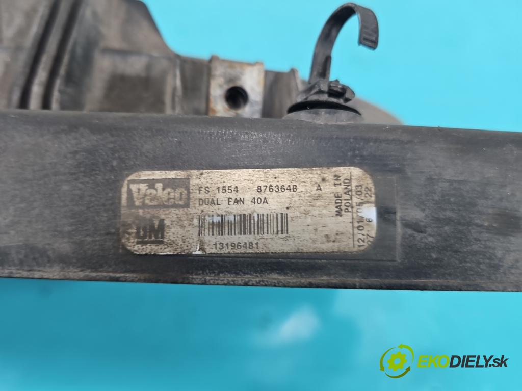Opel Vectra C 2002-2008 1.9 cdti 120 HP manual 88 kW 1910 cm3 5- Ventilátor chladiča