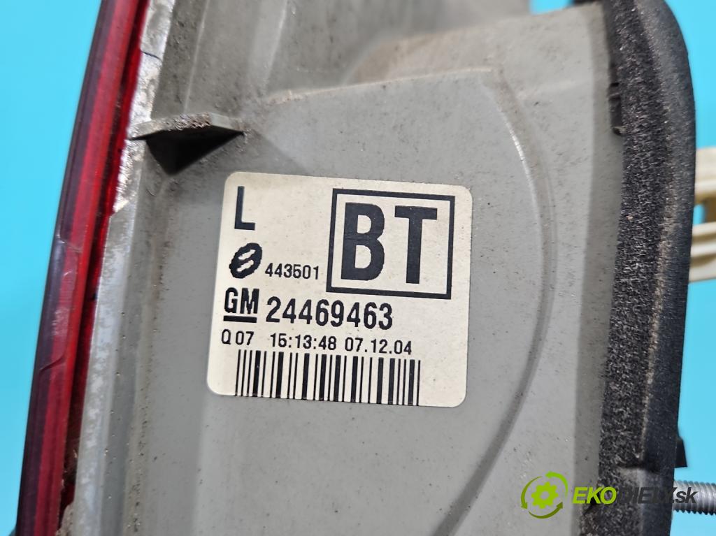 Opel Vectra C 2002-2008 1.9 cdti 120 HP manual 88 kW 1910 cm3 5- svetlo / reflektor zadné ľavé 24469463 (Kľučka dverí ostatné)