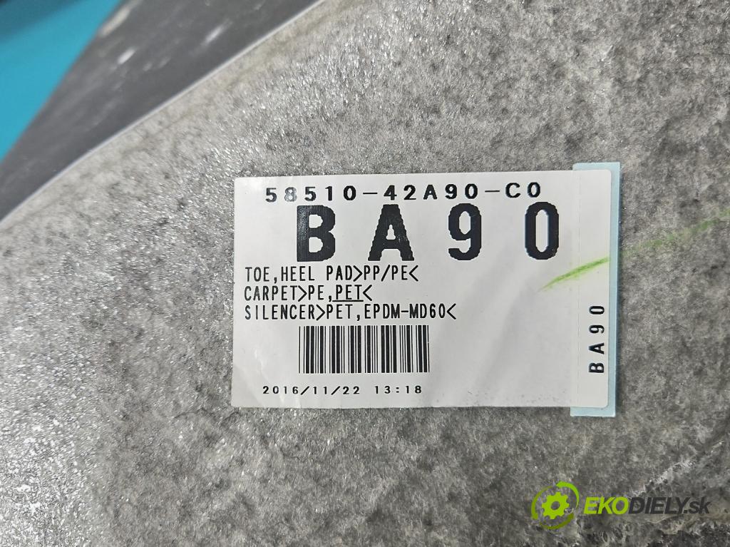 Toyota Rav4 IV 2013-2018 2.0 D4D 143 hp manual 105 kW 1995 cm3 5- koberec do auta 58510-42A90-C0