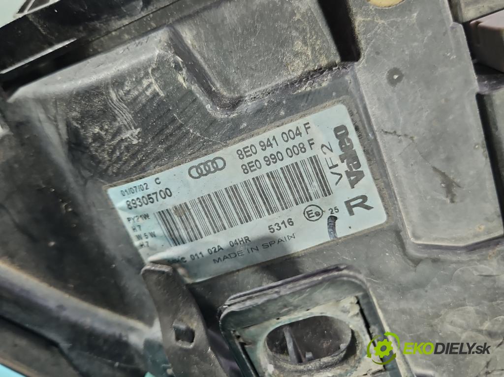 Audi A4 B6 2000-2004 2.0 20V 131 hp manual 96 kW 1984 cm3 4- světlo pravý 8E0941004F (Pravé přední světlo)