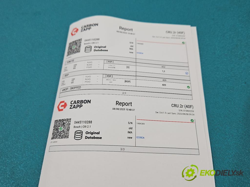 Honda CR-V III 2006-2011 2.2 i-CTDi 140 HP manual 103 kW 2204 cm3 5- vstrek 0445110288 (Vstrekovač paliva)