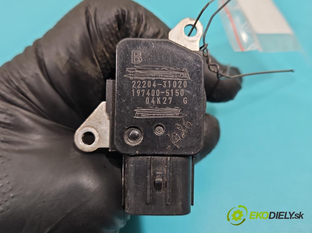 Lexus RX II 2003-2008 3.5 V6 automatic 203 kW 3456 cm3 5- průtokoměr: 22204-31020 (Váha vzduchu)