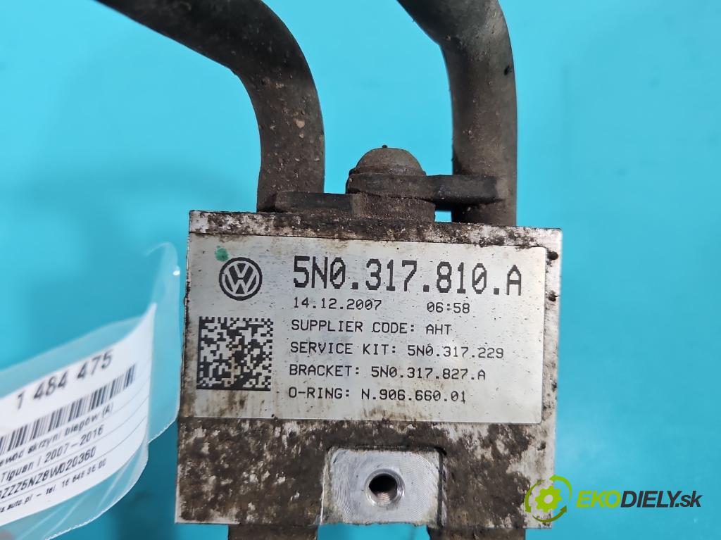 Vw Tiguan I 2007-2016 2.0 tdi 140 HP automatic 103 kW 1968 cm3 5- rúrka skřie: stupeň,rýchlosť 5N0317810A