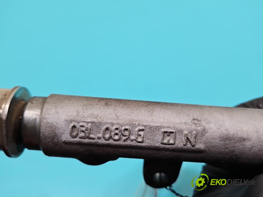 Vw Tiguan I 2007-2016 2.0 tdi 140 HP automatic 103 kW 1968 cm3 5- lišta vstrekovacia 03L130089 (Vstrekovacia lišta)