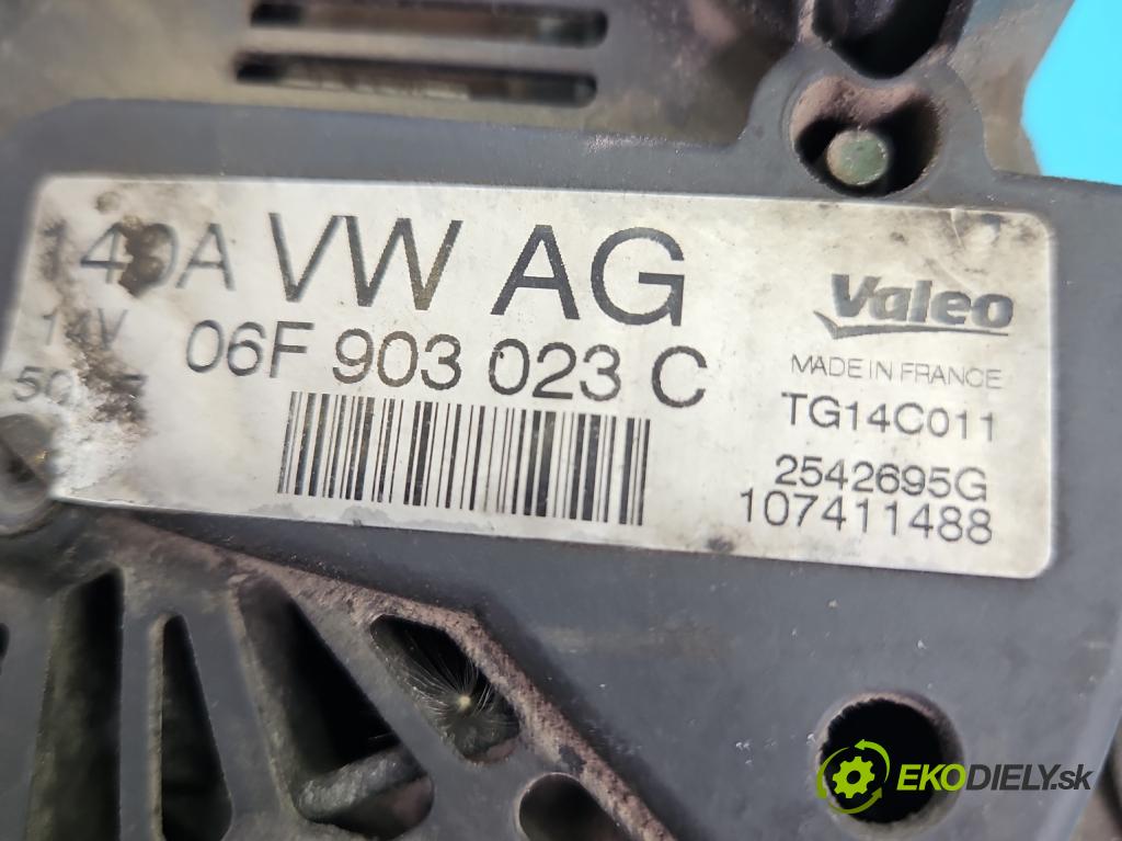 Vw Tiguan I 2007-2016 2.0 tdi 140 HP automatic 103 kW 1968 cm3 5- Alternator 06F903023C (Alternátor)