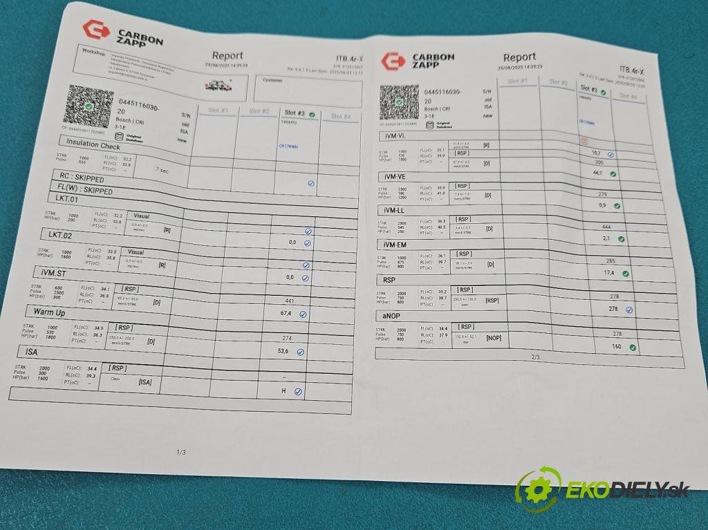 Vw Tiguan I 2007-2016 2.0 tdi 140 HP automatic 103 kW 1968 cm3 5- vstrek 0445116030 (Vstrekovač paliva)