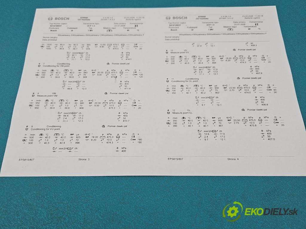 Seat Ibiza III 6L 2002-2008 1.9 tdi 101 hp manual 74 kW 1896 cm3 5- vstřikovací čerpadlo 0414720037 (Vstřikovač paliva)