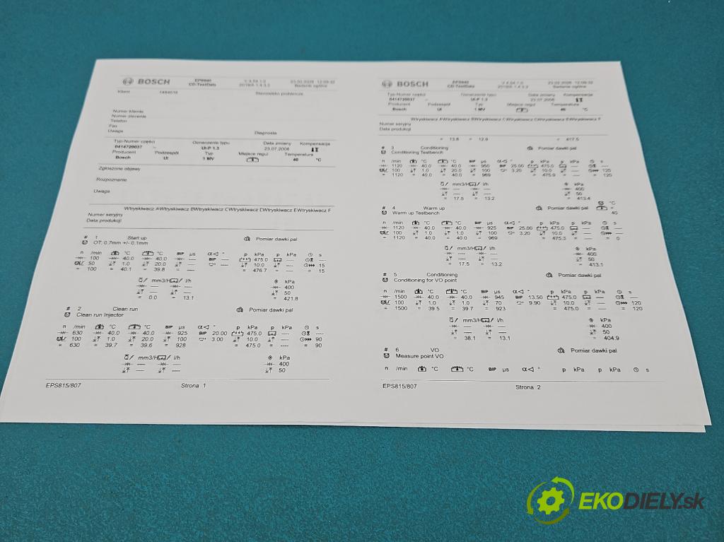 Seat Ibiza III 6L 2002-2008 1.9 tdi 101 hp manual 74 kW 1896 cm3 5- vstřikovací čerpadlo 0414720037 (Vstřikovač paliva)