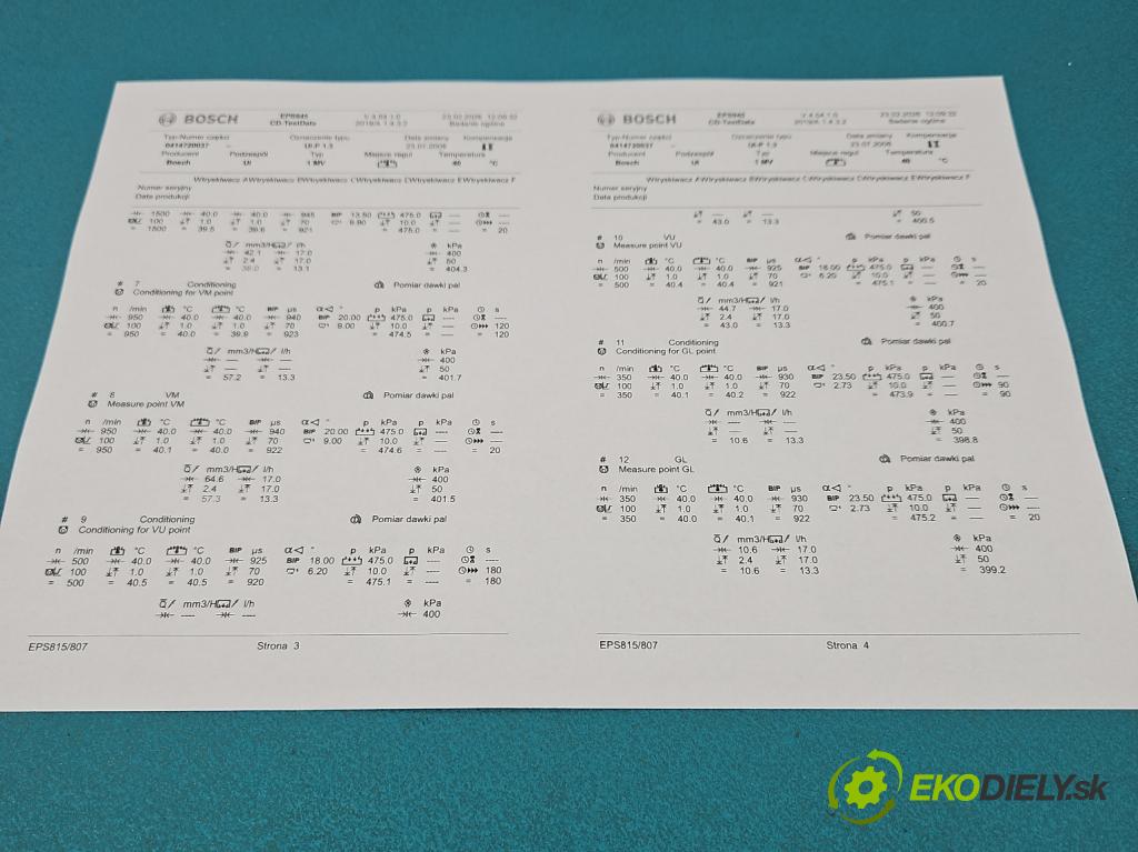 Seat Ibiza III 6L 2002-2008 1.9 tdi 101 hp manual 74 kW 1896 cm3 5- vstřikovací čerpadlo 0414720037 (Vstřikovač paliva)