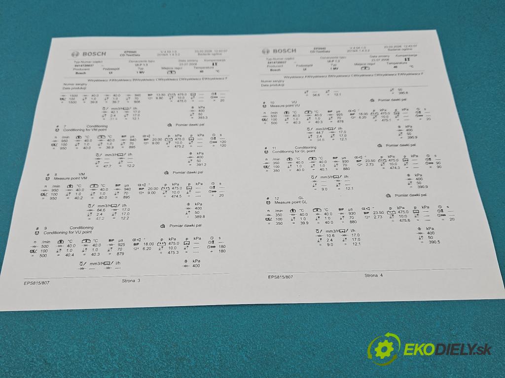 Seat Ibiza III 6L 2002-2008 1.9 tdi 101 hp manual 74 kW 1896 cm3 5- vstřikovací čerpadlo 0414720037 (Vstřikovač paliva)