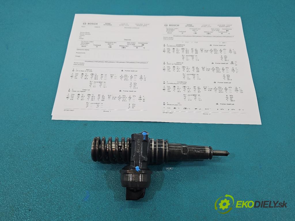 Seat Ibiza III 6L 2002-2008 1.9 tdi 101 hp manual 74 kW 1896 cm3 5- vstřikovací čerpadlo 0414720037 (Vstřikovač paliva)