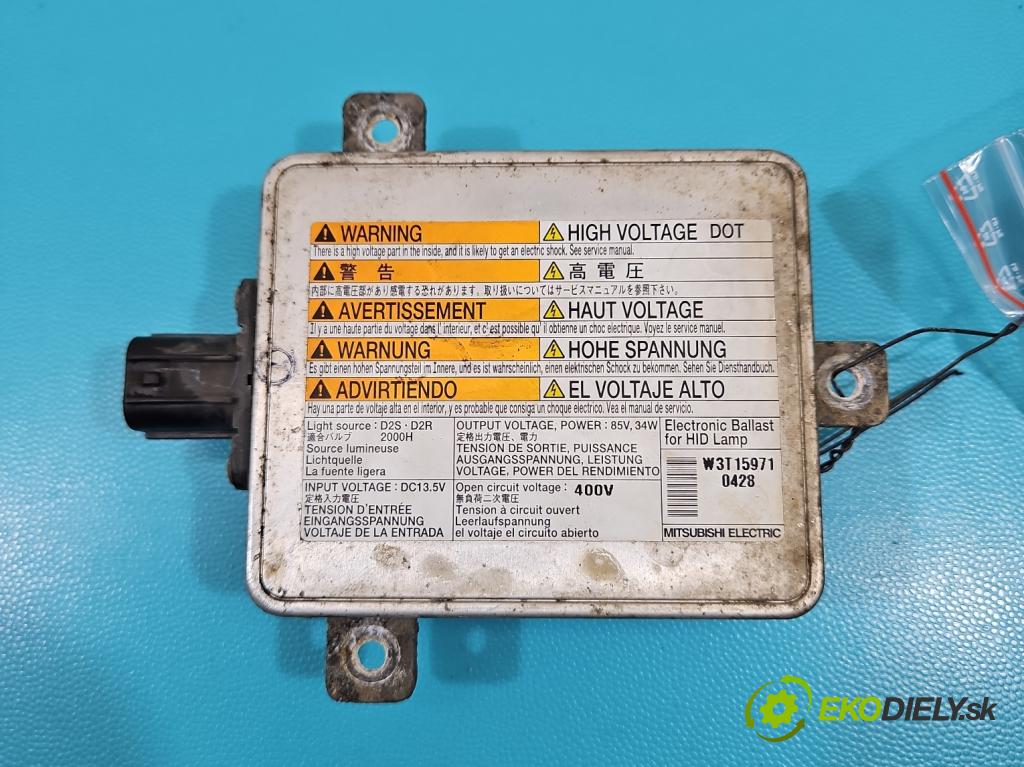 Suzuki Grand Vitara II 2005-2014 2.4 16V 169KM manual 124 kW 2393 cm3 5- střídač: xenon W3T15971 (Riadiaca jednotka xenónu)