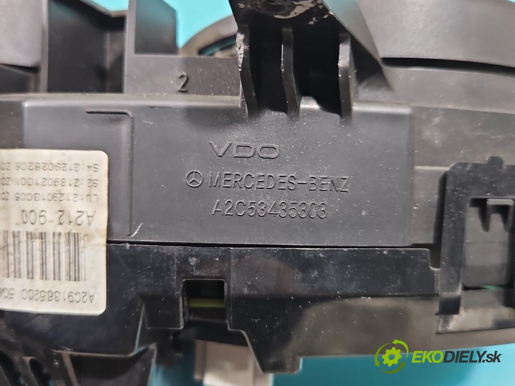 Mercedes E W212 2009-2016 2,2.0 CDI 136 HP automatic 100 kW 2143 cm3 5- prístrojovka/ budíky A2129007318 (Prístrojová doska)