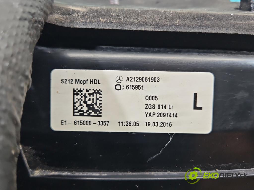 Mercedes E W212 2009-2016 2.2 CDI 136hp automatic 100 kW 2143 cm3 5- světlo zadní levé A2129061903 (Klika dveří ostatní)