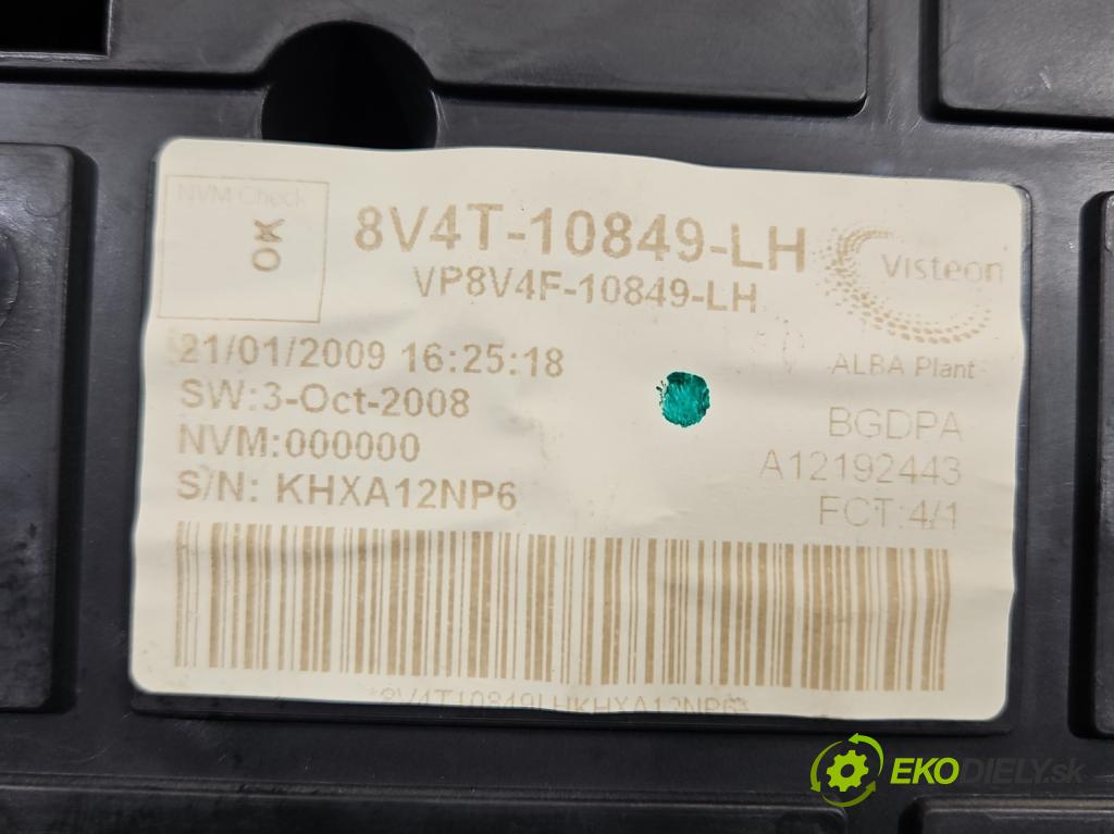 Ford Kuga Mk1 2008-2013 2.0 tdci 136 HP manual 100 kW 1997 cm3 5- prístrojovka/ budíky 8V4T-10849-LH (Prístrojová doska)