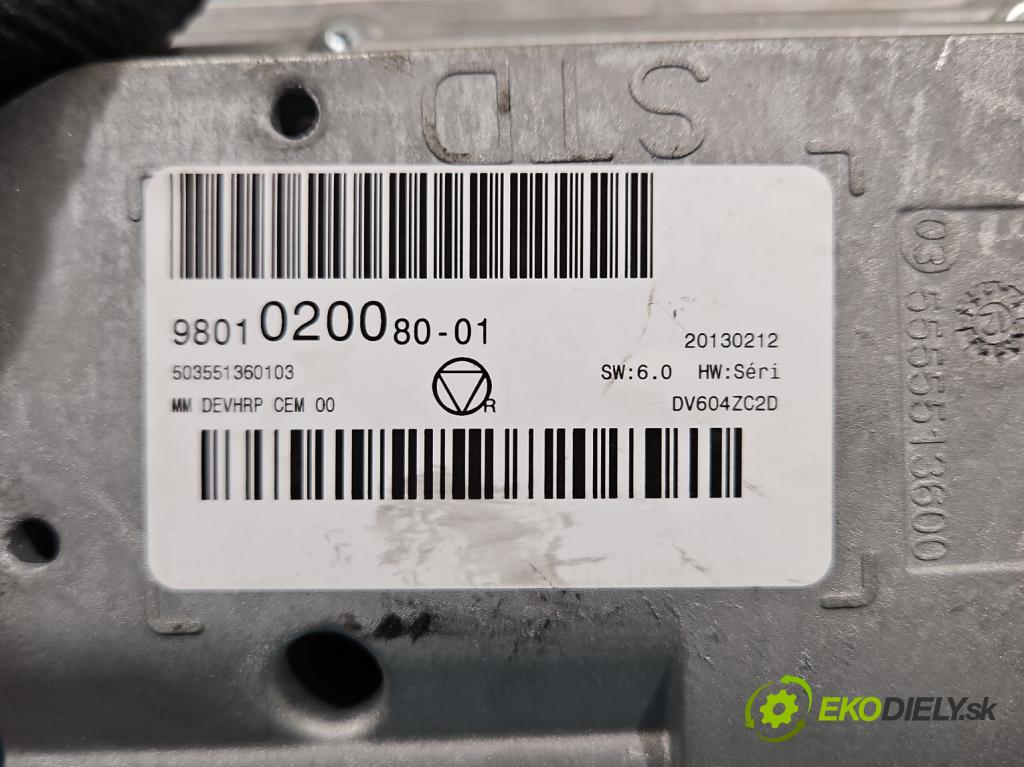 Citroen C5 II 2008-2017 2.0 hdi 163 HP automatic 120 kW 1997 cm3 5- Zobrazit: 9801020080 (Prístrojová doska)