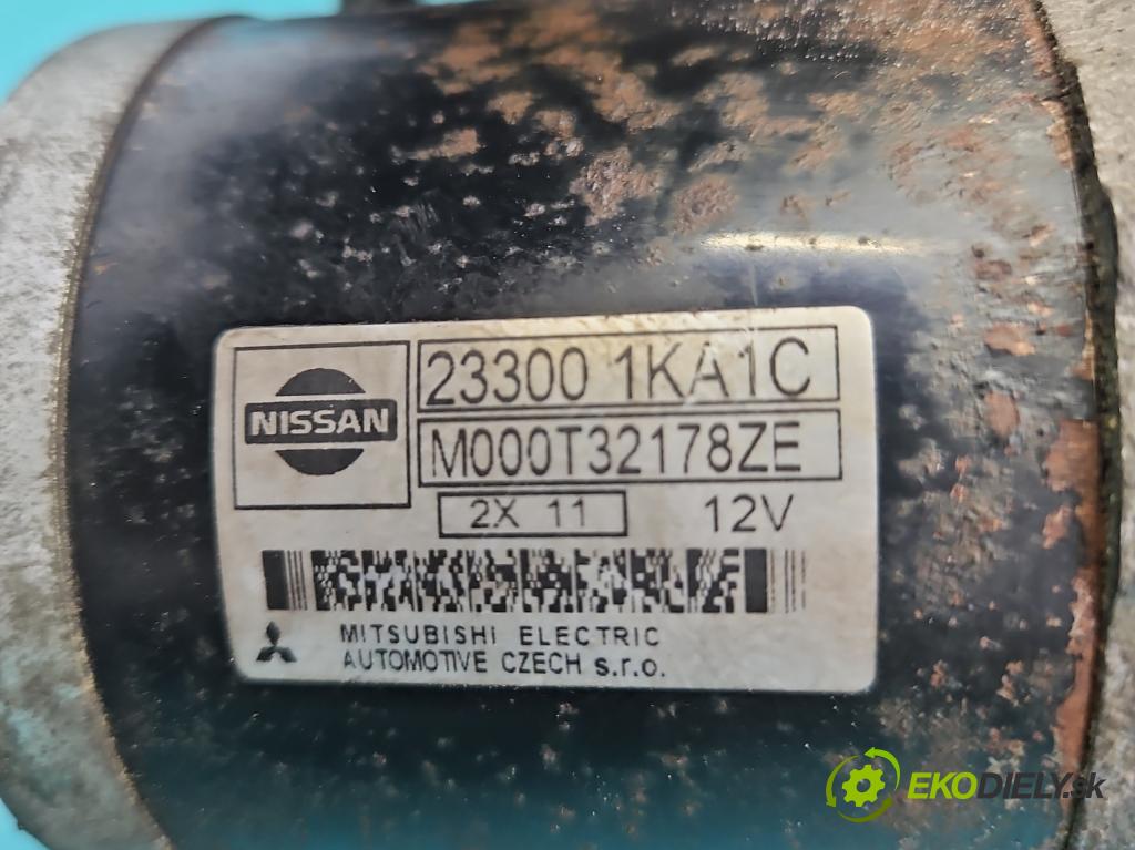Nissan Juke I 2010-2019 1.6 16V 117 HP manual 86 kW 1598 cm3 5- štartér 233001KKA1C (Štartér)