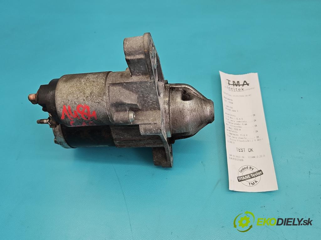 Nissan Juke I 2010-2019 1.6 16V 117 HP manual 86 kW 1598 cm3 5- štartér 233001KKA1C (Štartér)