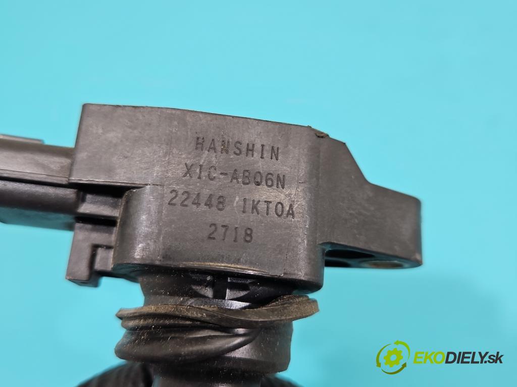 Nissan Juke I 2010-2019 1.6 16V 117 HP manual 86 kW 1598 cm3 5- cievka zapaľovacia 224481KT0A (Zapaľovacia cievka)